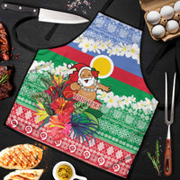 Personalised Shefa Joyeux Noel Apron Proud To Be a Ni-Van Sand Drawing Art - Polynesian Pride