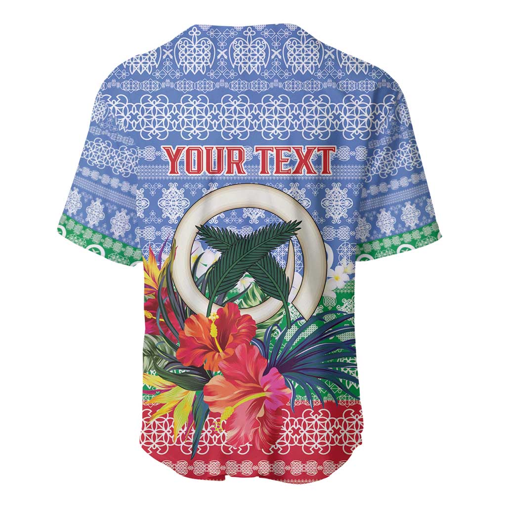 Personalised Shefa Joyeux Noel Baseball Jersey Proud To Be a Ni-Van Sand Drawing Art - Polynesian Pride