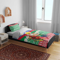 Personalised Shefa Joyeux Noel Bedding Set Proud To Be a Ni-Van Sand Drawing Art - Polynesian Pride