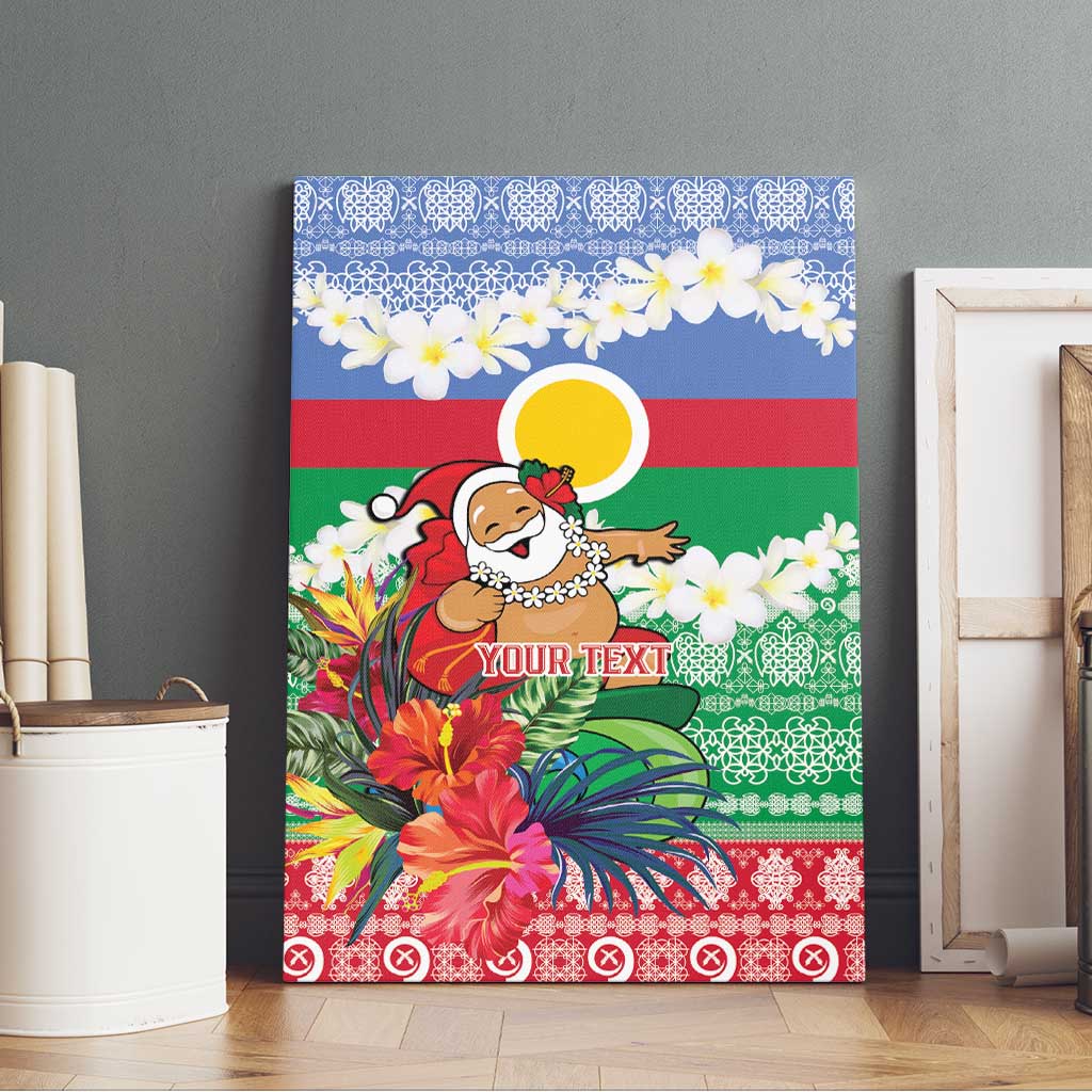 Personalised Shefa Joyeux Noel Canvas Wall Art Proud To Be a Ni-Van Sand Drawing Art - Polynesian Pride