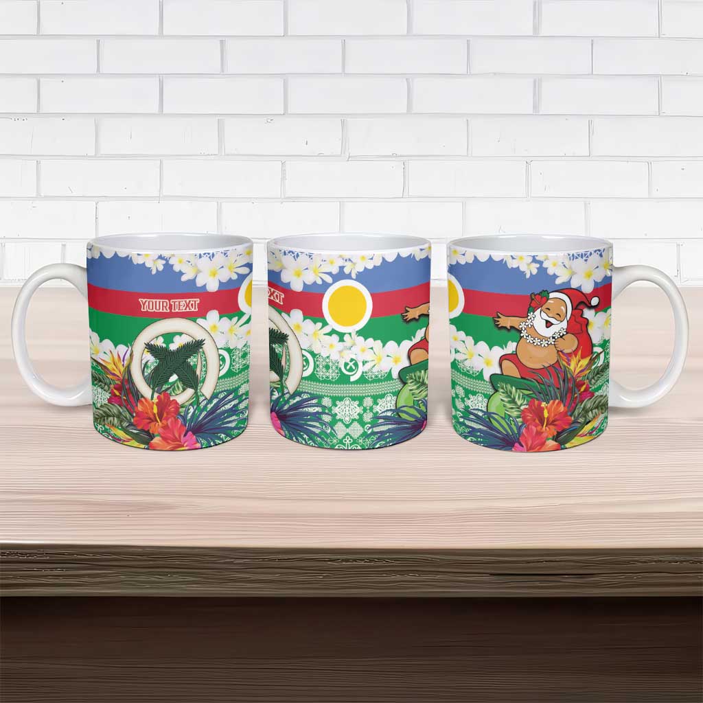 Personalised Shefa Joyeux Noel Ceramic Mug Proud To Be a Ni-Van Sand Drawing Art - Polynesian Pride