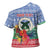 Personalised Shefa Joyeux Noel Cross Shoulder Shirt Proud To Be a Ni-Van Sand Drawing Art - Polynesian Pride
