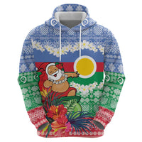 Personalised Shefa Joyeux Noel Hoodie Proud To Be a Ni-Van Sand Drawing Art - Polynesian Pride