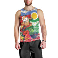Personalised Shefa Joyeux Noel Men Tank Top Proud To Be a Ni-Van Sand Drawing Art - Polynesian Pride