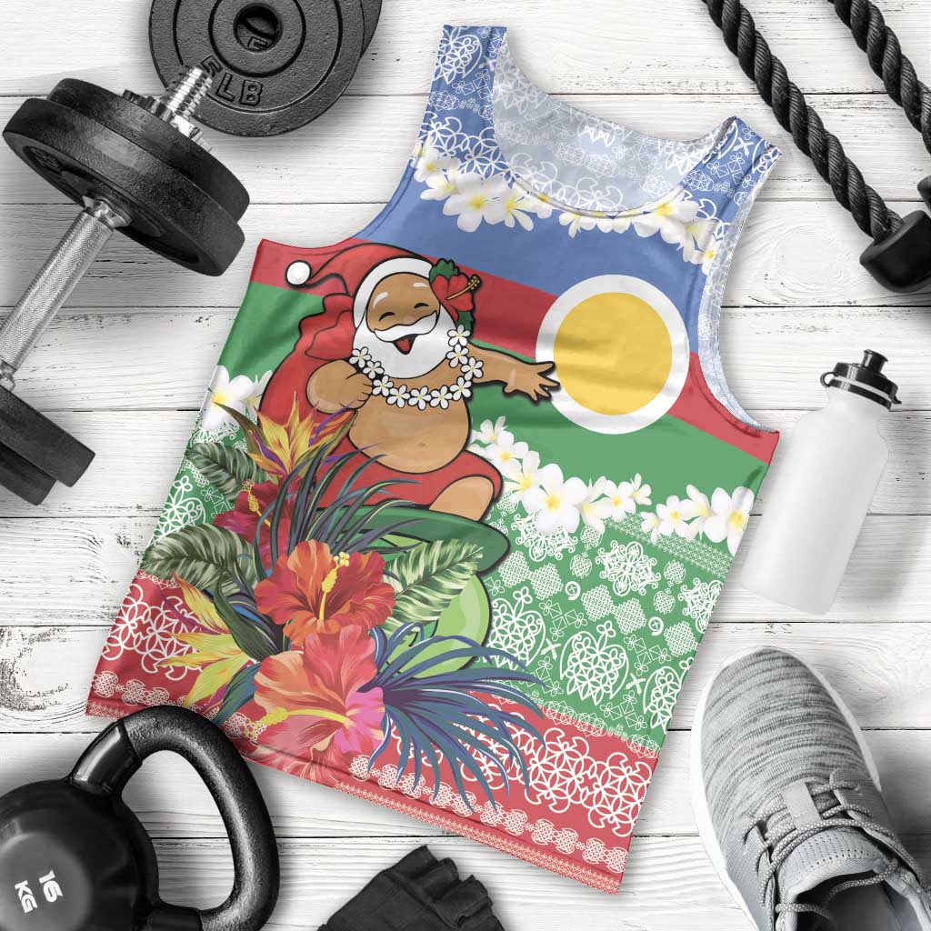 Personalised Shefa Joyeux Noel Men Tank Top Proud To Be a Ni-Van Sand Drawing Art - Polynesian Pride