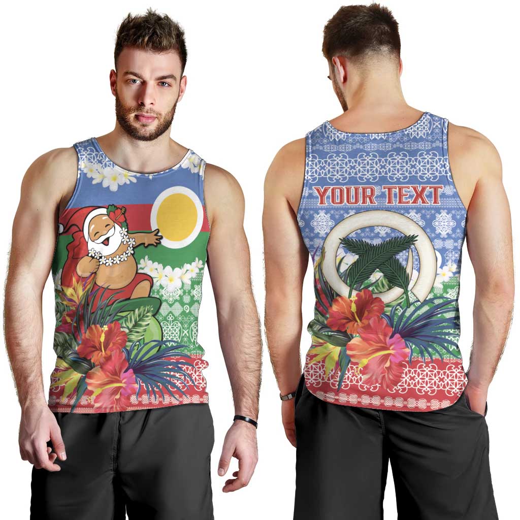 Personalised Shefa Joyeux Noel Men Tank Top Proud To Be a Ni-Van Sand Drawing Art - Polynesian Pride