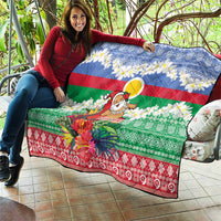Personalised Shefa Joyeux Noel Quilt Proud To Be a Ni-Van Sand Drawing Art - Polynesian Pride