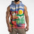 Personalised Shefa Joyeux Noel Sleeveless Hoodie Proud To Be a Ni-Van Sand Drawing Art - Polynesian Pride