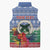 Personalised Shefa Joyeux Noel Sleeveless Puffer Jacket Proud To Be a Ni-Van Sand Drawing Art - Polynesian Pride