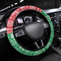 Shefa Joyeux Noel Steering Wheel Cover Proud To Be a Ni-Van Sand Drawing Art - Polynesian Pride