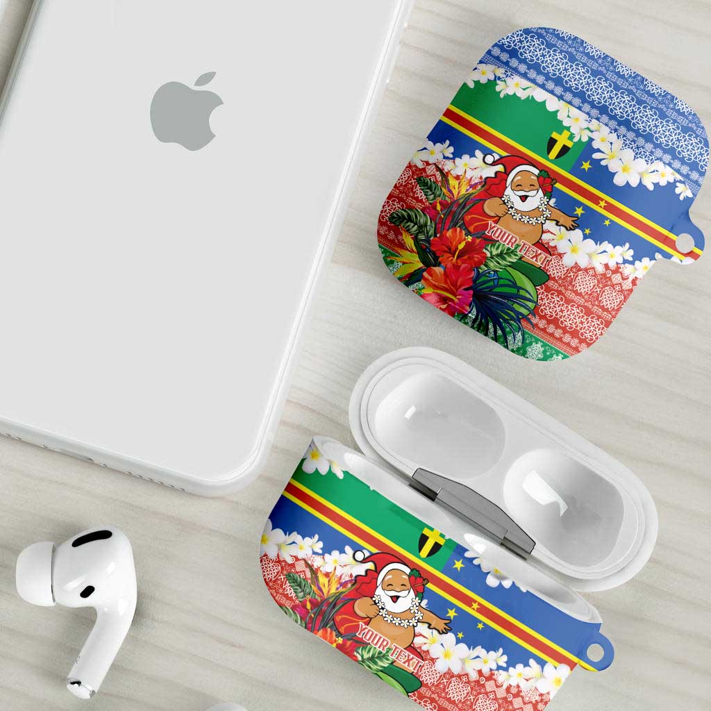 Personalised Tafea Joyeux Noel AirPods Case Proud To Be a Ni-Van Sand Drawing Art - Polynesian Pride