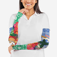 Personalised Tafea Joyeux Noel Arm Sleeves Proud To Be a Ni-Van Sand Drawing Art - Polynesian Pride