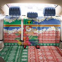 Personalised Tafea Joyeux Noel Back Car Seat Cover Proud To Be a Ni-Van Sand Drawing Art - Polynesian Pride