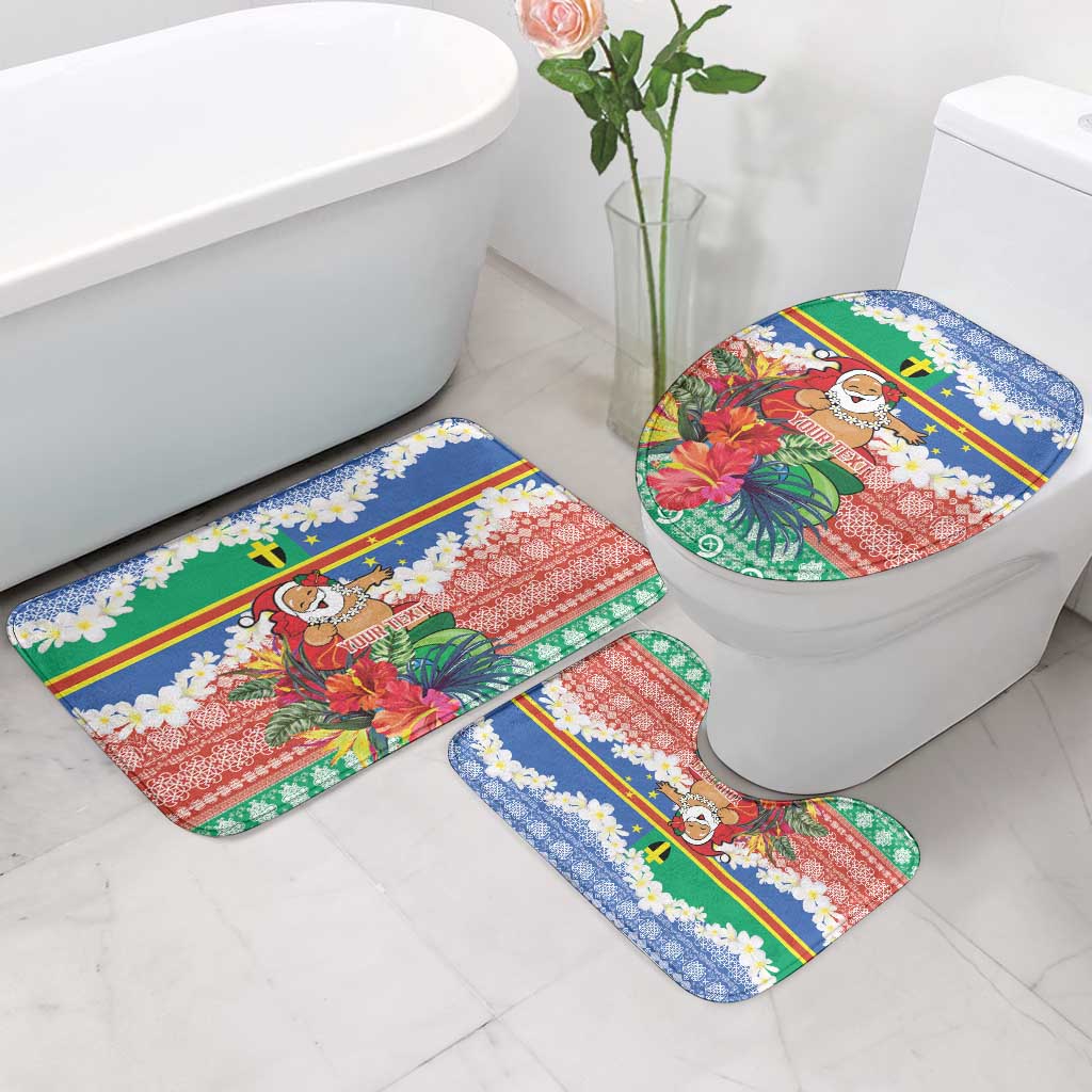 Personalised Tafea Joyeux Noel Bathroom Set Proud To Be a Ni-Van Sand Drawing Art - Polynesian Pride