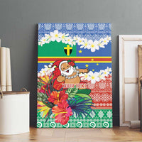 Personalised Tafea Joyeux Noel Canvas Wall Art Proud To Be a Ni-Van Sand Drawing Art - Polynesian Pride