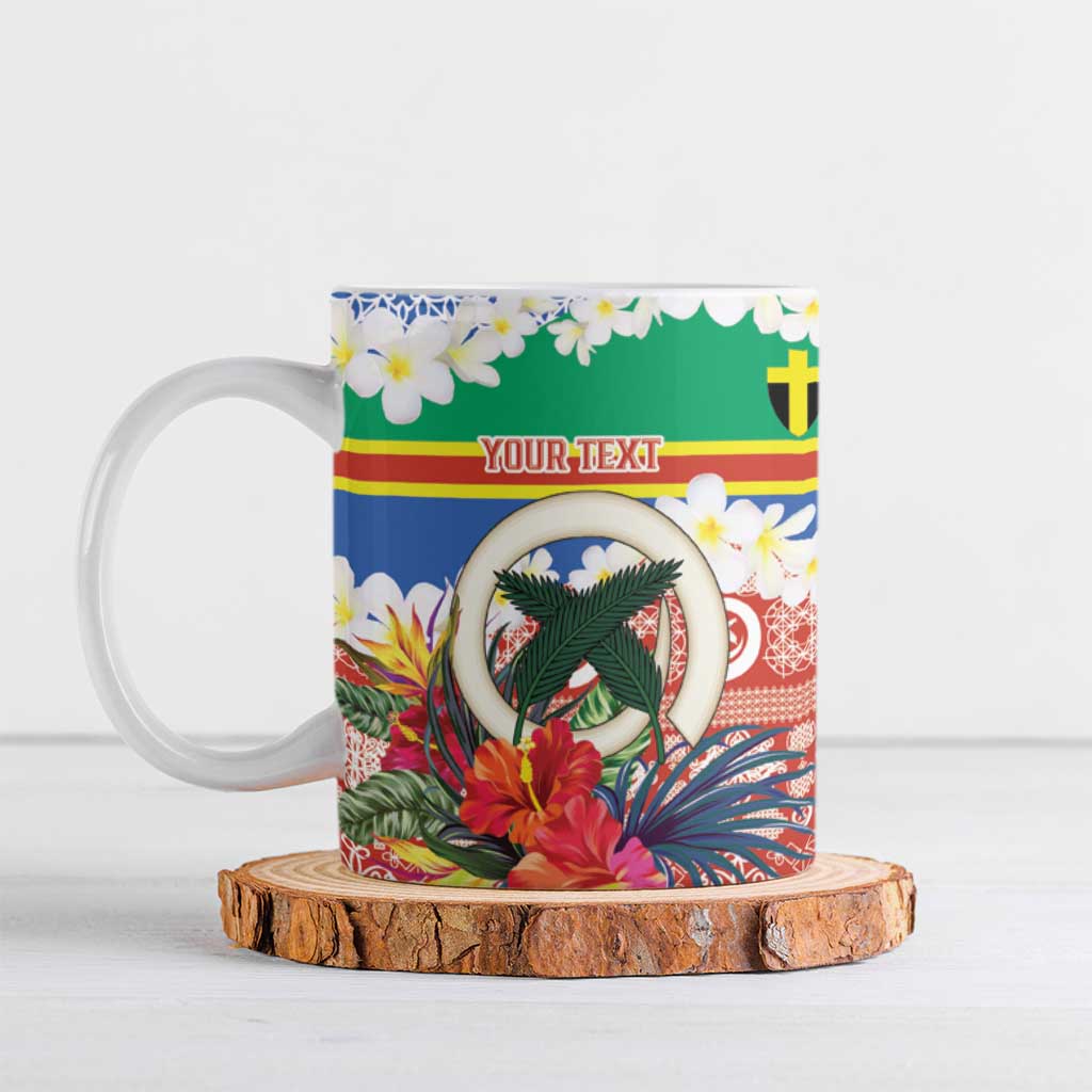 Personalised Tafea Joyeux Noel Ceramic Mug Proud To Be a Ni-Van Sand Drawing Art - Polynesian Pride