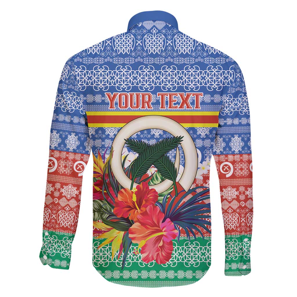 Personalised Tafea Joyeux Noel Family Matching Off Shoulder Short Dress and Hawaiian Shirt Proud To Be a Ni-Van Sand Drawing Art - Polynesian Pride