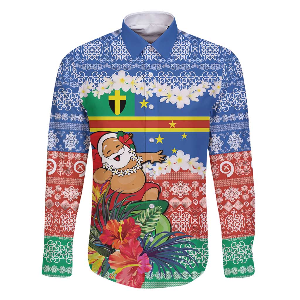 Personalised Tafea Joyeux Noel Family Matching Puletasi and Hawaiian Shirt Proud To Be a Ni-Van Sand Drawing Art - Polynesian Pride