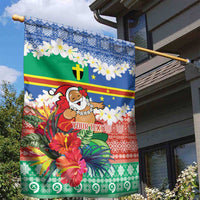 Personalised Tafea Joyeux Noel Garden Flag Proud To Be a Ni-Van Sand Drawing Art - Polynesian Pride