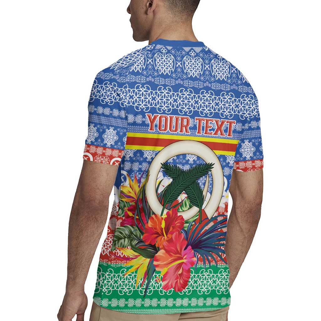 Personalised Tafea Joyeux Noel Rugby Jersey Proud To Be a Ni-Van Sand Drawing Art - Polynesian Pride