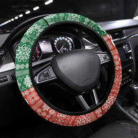 Tafea Joyeux Noel Steering Wheel Cover Proud To Be a Ni-Van Sand Drawing Art - Polynesian Pride