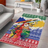 Personalised Torba Joyeux Noel Area Rug Proud To Be a Ni-Van Sand Drawing Art - Polynesian Pride