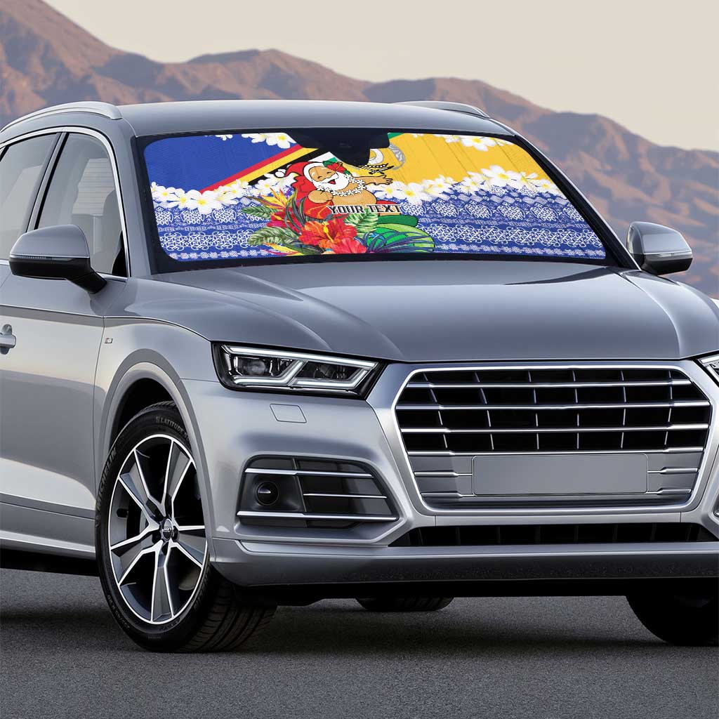 Personalised Torba Joyeux Noel Auto Sun Shade Proud To Be a Ni-Van Sand Drawing Art - Polynesian Pride