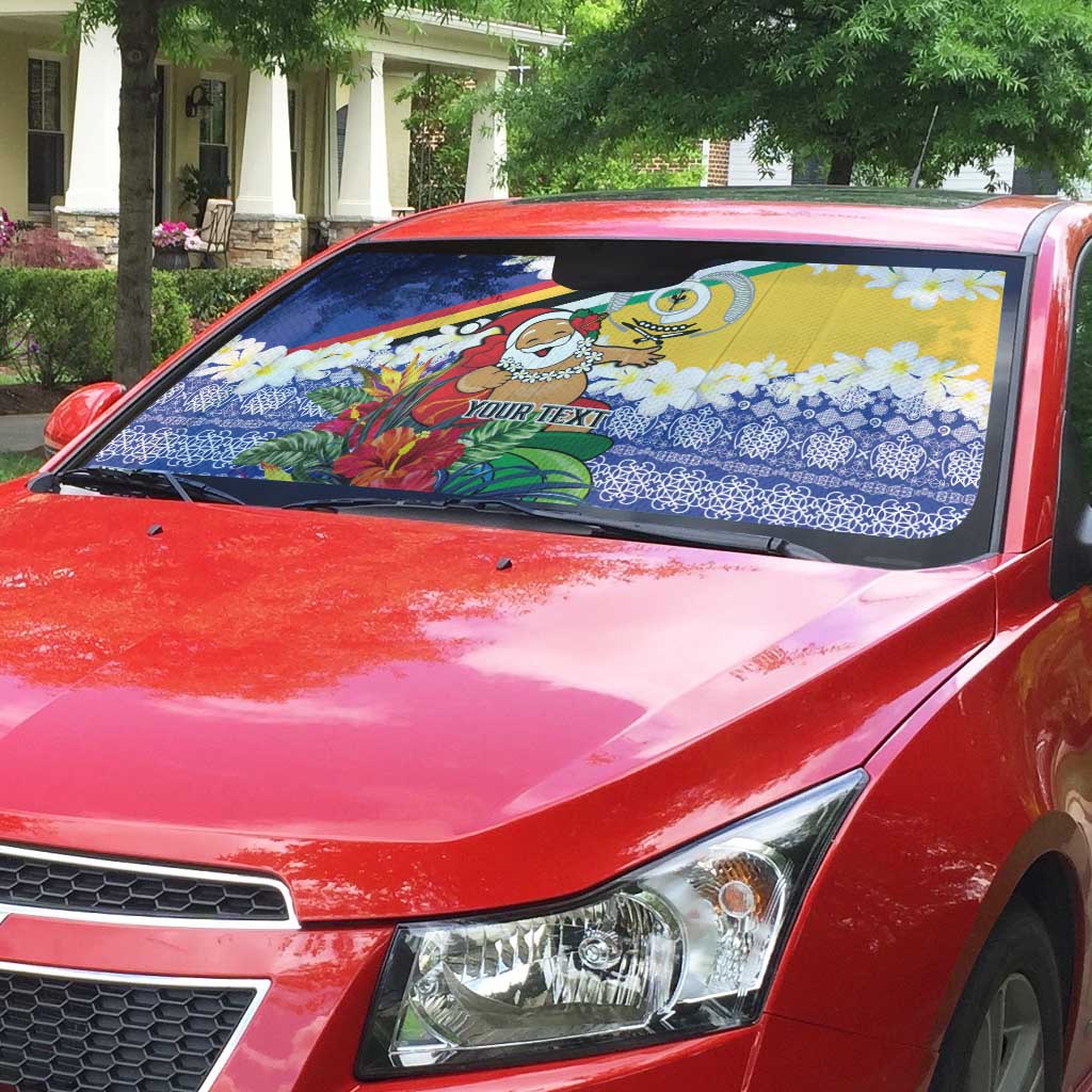 Personalised Torba Joyeux Noel Auto Sun Shade Proud To Be a Ni-Van Sand Drawing Art - Polynesian Pride