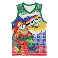 Personalised Torba Joyeux Noel Basketball Jersey Proud To Be a Ni-Van Sand Drawing Art - Polynesian Pride