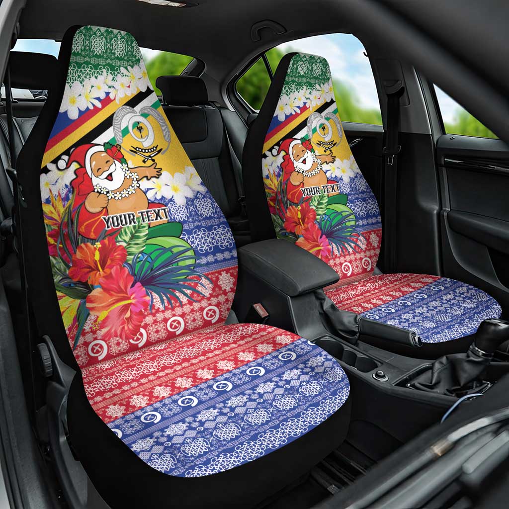 Personalised Torba Joyeux Noel Car Seat Cover Proud To Be a Ni-Van Sand Drawing Art - Polynesian Pride