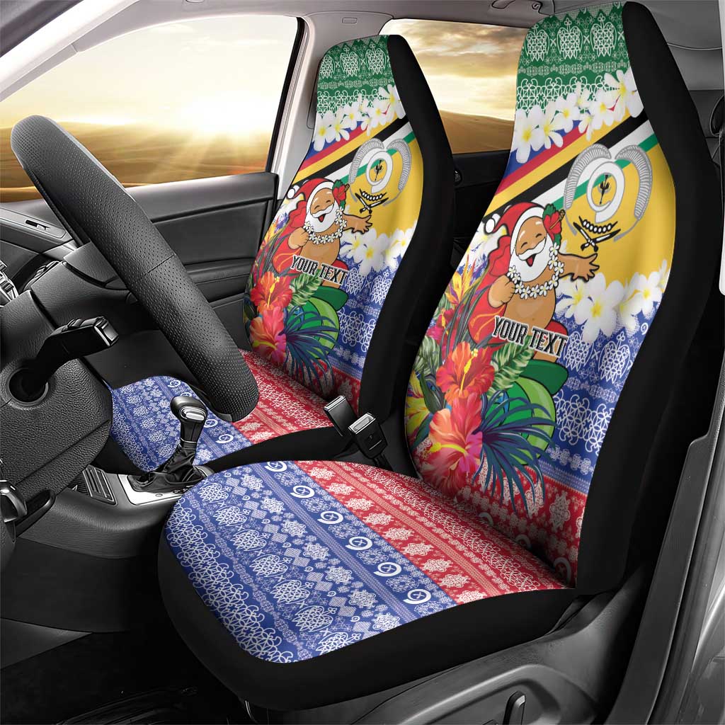 Personalised Torba Joyeux Noel Car Seat Cover Proud To Be a Ni-Van Sand Drawing Art - Polynesian Pride