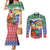 Personalised Torba Joyeux Noel Couples Matching Mermaid Dress and Long Sleeve Button Shirt Proud To Be a Ni-Van Sand Drawing Art - Polynesian Pride