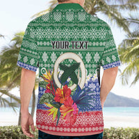Personalised Torba Joyeux Noel Hawaiian Shirt Proud To Be a Ni-Van Sand Drawing Art - Polynesian Pride