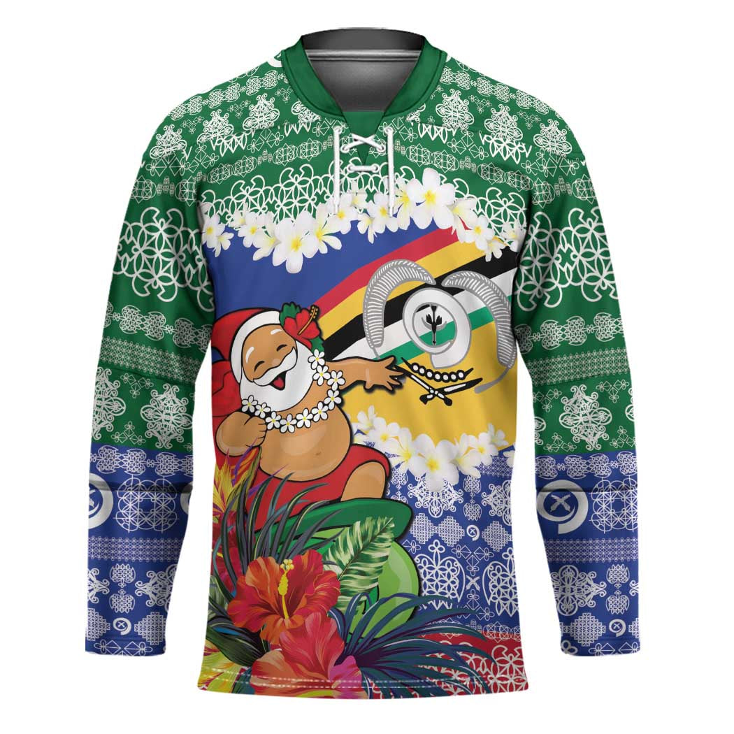 Personalised Torba Joyeux Noel Hockey Jersey Proud To Be a Ni-Van Sand Drawing Art - Polynesian Pride