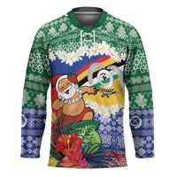 Personalised Torba Joyeux Noel Hockey Jersey Proud To Be a Ni-Van Sand Drawing Art - Polynesian Pride