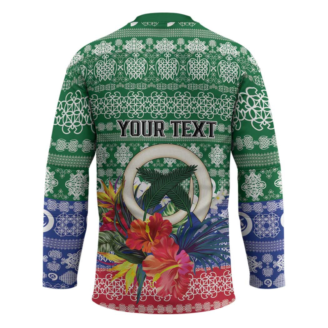 Personalised Torba Joyeux Noel Hockey Jersey Proud To Be a Ni-Van Sand Drawing Art - Polynesian Pride