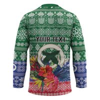 Personalised Torba Joyeux Noel Hockey Jersey Proud To Be a Ni-Van Sand Drawing Art - Polynesian Pride