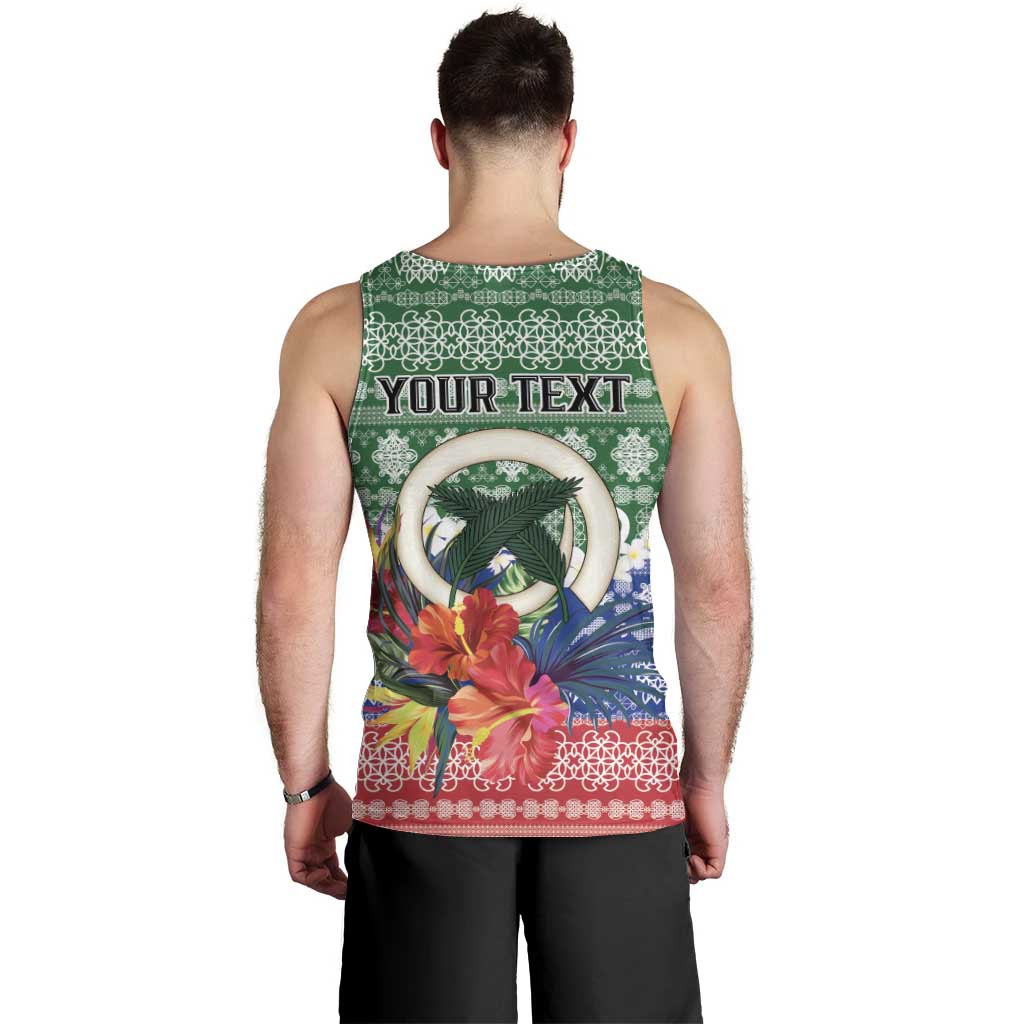 Personalised Torba Joyeux Noel Men Tank Top Proud To Be a Ni-Van Sand Drawing Art - Polynesian Pride