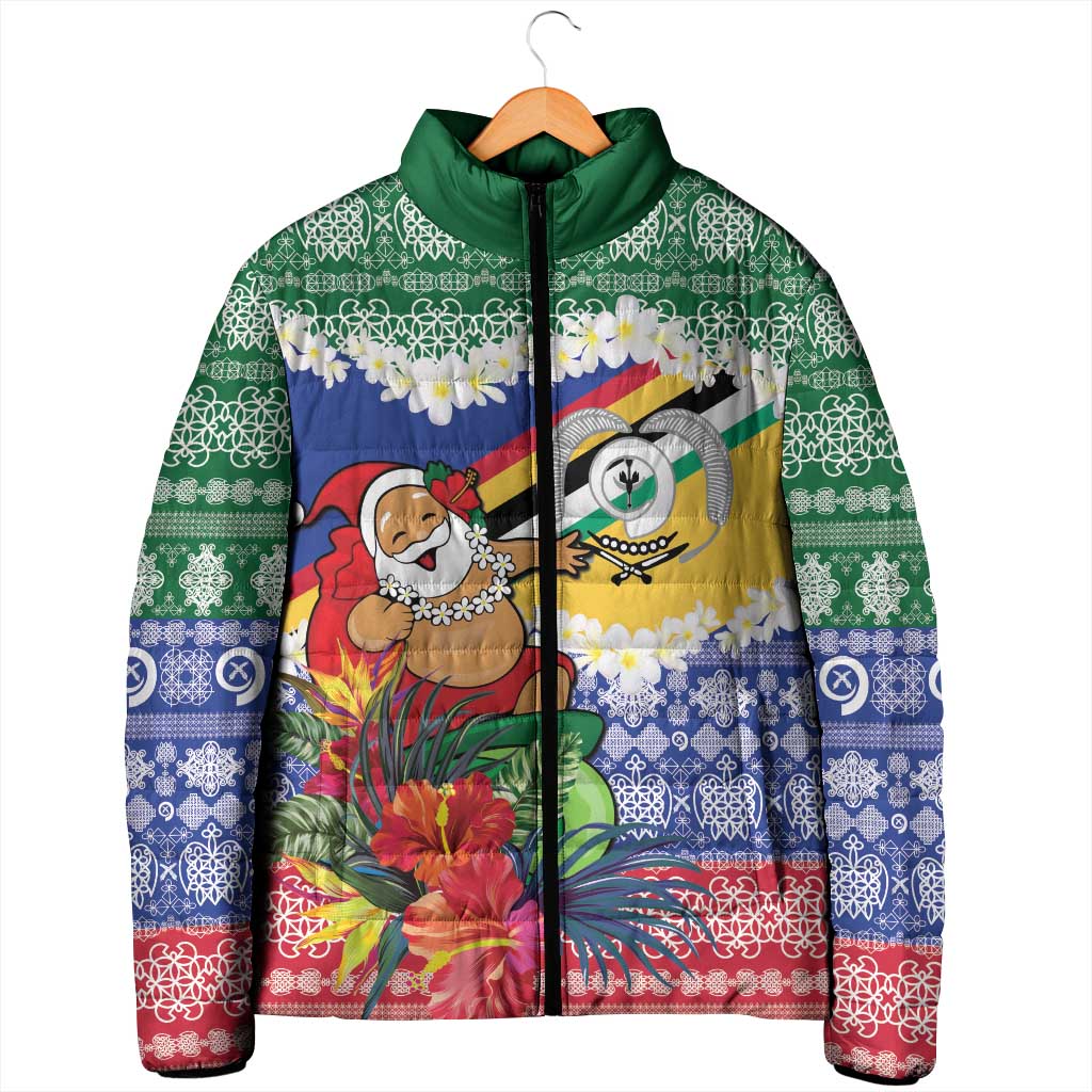 Personalised Torba Joyeux Noel Padded Jacket Proud To Be a Ni-Van Sand Drawing Art - Polynesian Pride