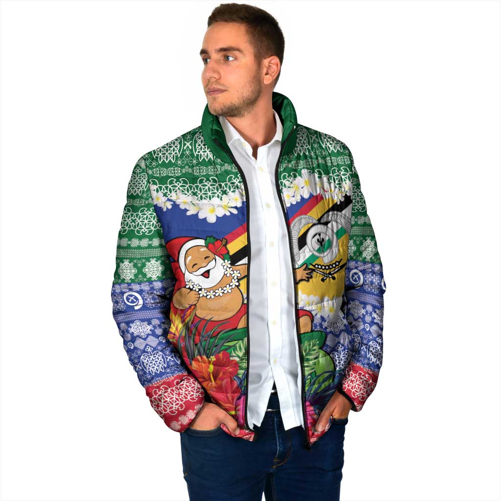 Personalised Torba Joyeux Noel Padded Jacket Proud To Be a Ni-Van Sand Drawing Art - Polynesian Pride