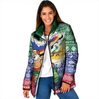 Personalised Torba Joyeux Noel Padded Jacket Proud To Be a Ni-Van Sand Drawing Art - Polynesian Pride