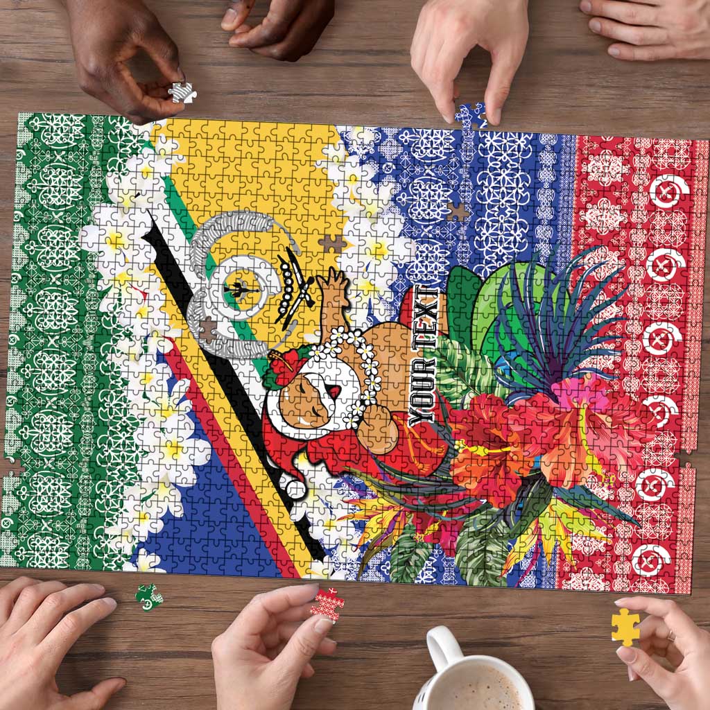 Personalised Torba Joyeux Noel Puzzle Proud To Be a Ni-Van Sand Drawing Art - Polynesian Pride