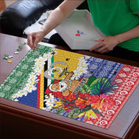 Personalised Torba Joyeux Noel Puzzle Proud To Be a Ni-Van Sand Drawing Art - Polynesian Pride