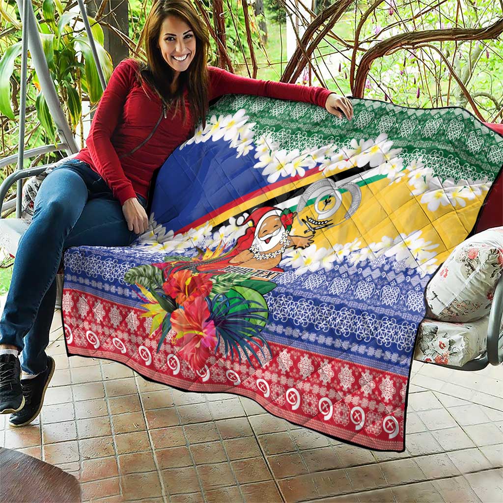 Personalised Torba Joyeux Noel Quilt Proud To Be a Ni-Van Sand Drawing Art - Polynesian Pride