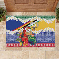 Personalised Torba Joyeux Noel Rubber Doormat Proud To Be a Ni-Van Sand Drawing Art - Polynesian Pride