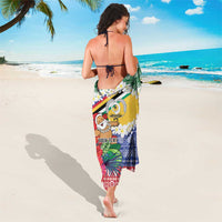 Personalised Torba Joyeux Noel Sarong Proud To Be a Ni-Van Sand Drawing Art - Polynesian Pride