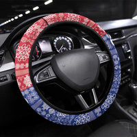 Torba Joyeux Noel Steering Wheel Cover Proud To Be a Ni-Van Sand Drawing Art - Polynesian Pride