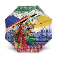 Personalised Torba Joyeux Noel Umbrella Proud To Be a Ni-Van Sand Drawing Art - Polynesian Pride