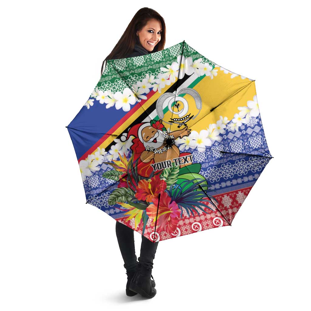 Personalised Torba Joyeux Noel Umbrella Proud To Be a Ni-Van Sand Drawing Art - Polynesian Pride