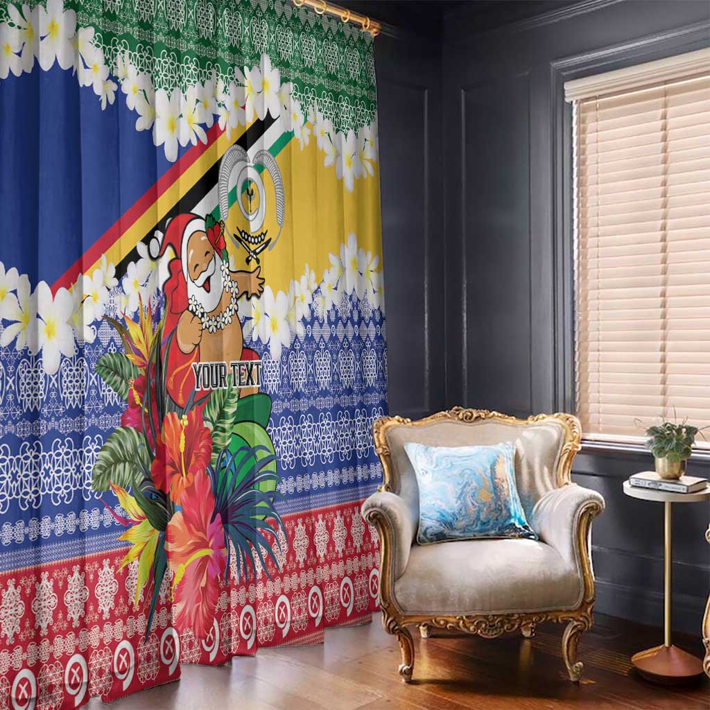 Personalised Torba Joyeux Noel Window Curtain Proud To Be a Ni-Van Sand Drawing Art - Polynesian Pride